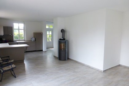 Wohnzimmer mit Kaminofen